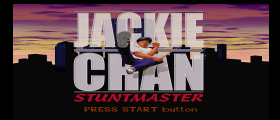 Jackie Chan Stuntmaster Title Screen
